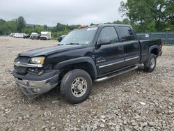 Salvage trucks for sale at Candia, NH auction: 2003 Chevrolet Silverado K1500 Heavy Duty