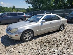 Mercedes-Benz salvage cars for sale: 2001 Mercedes-Benz S 500