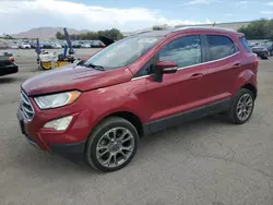 Vehiculos salvage en venta de Copart Las Vegas, NV: 2018 Ford Ecosport Titanium