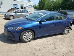 Salvage cars for sale from Copart Lyman, ME: 2018 Hyundai Elantra SE