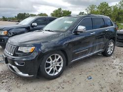 Jeep salvage cars for sale: 2015 Jeep Grand Cherokee Summit