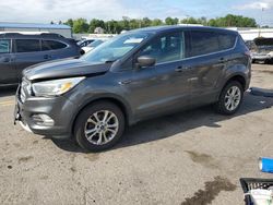 Salvage cars for sale at Pennsburg, PA auction: 2017 Ford Escape SE