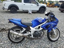 Salvage cars for sale from Copart Tifton, GA: 2002 Suzuki SV650 S