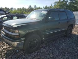 2001 Chevrolet Tahoe K1500 en venta en Candia, NH