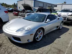 Ferrari Vehiculos salvage en venta: 2000 Ferrari 360 Modena