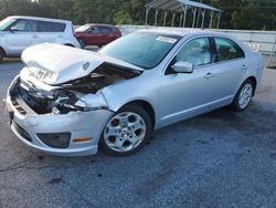 Salvage cars for sale at Savannah, GA auction: 2010 Ford Fusion SE