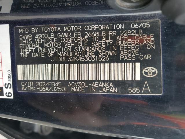 2005 Toyota Camry LE