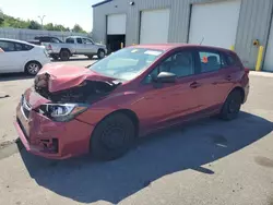 Salvage cars for sale at Assonet, MA auction: 2019 Subaru Impreza