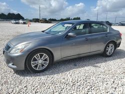 Salvage cars for sale from Copart Temple, TX: 2013 Infiniti G37 Base