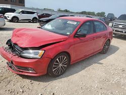 Salvage cars for sale from Copart Kansas City, KS: 2016 Volkswagen Jetta Sport