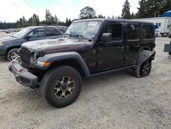 Salvage cars for sale at Graham, WA auction: 2018 Jeep Wrangler Unlimited Rubicon