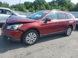 Salvage cars for sale at Assonet, MA auction: 2015 Subaru Outback 2.5I Premium