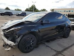 Salvage cars for sale at Littleton, CO auction: 2022 Tesla Model Y