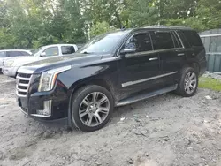 Salvage cars for sale at Candia, NH auction: 2017 Cadillac Escalade Luxury