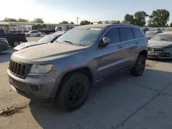 Salvage cars for sale at Sacramento, CA auction: 2012 Jeep Grand Cherokee Laredo