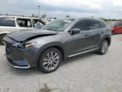 Salvage cars for sale from Copart Indianapolis, IN: 2021 Mazda CX-9 Grand Touring