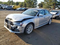 Salvage cars for sale at Denver, CO auction: 2015 Audi A4 Premium Plus