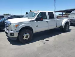 Salvage trucks for sale at Hayward, CA auction: 2014 Ford F350 Super Duty