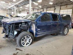 Salvage cars for sale from Copart Blaine, MN: 2015 Chevrolet Silverado K1500 High Country