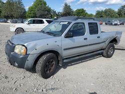 Salvage cars for sale from Copart Madisonville, TN: 2002 Nissan Frontier Crew Cab XE