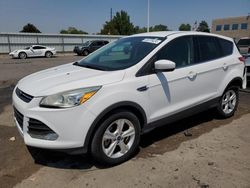 Salvage cars for sale at Littleton, CO auction: 2016 Ford Escape SE