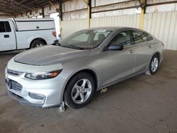 Salvage Cars with No Bids Yet For Sale at auction: 2017 Chevrolet Malibu LS