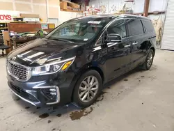 Salvage cars for sale at Bakersfield, CA auction: 2021 KIA Sedona EX Premium