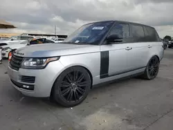 Land Rover salvage cars for sale: 2016 Land Rover Range Rover HSE