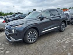 Salvage cars for sale at Bridgeton, MO auction: 2022 Hyundai Santa FE Limited