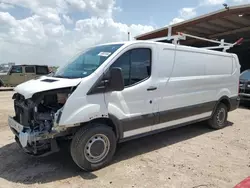 Salvage trucks for sale at Houston, TX auction: 2018 Ford Transit T-150