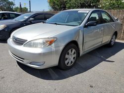 Toyota Vehiculos salvage en venta: 2004 Toyota Camry LE