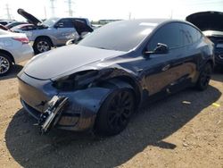 Salvage cars for sale at Elgin, IL auction: 2021 Tesla Model Y