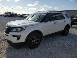 Salvage cars for sale at Wayland, MI auction: 2018 Ford Explorer Sport