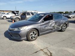 Honda Accord lx salvage cars for sale: 2017 Honda Accord LX