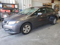 Flood-damaged cars for sale at auction: 2015 Honda Civic LX