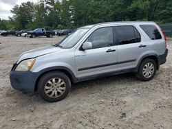 Salvage cars for sale at Candia, NH auction: 2005 Honda CR-V EX