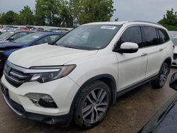 Honda salvage cars for sale: 2016 Honda Pilot Elite