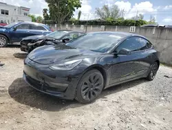 Vehiculos salvage en venta de Copart Opa Locka, FL: 2021 Tesla Model 3