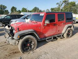 Jeep salvage cars for sale: 2017 Jeep Wrangler Unlimited Sport