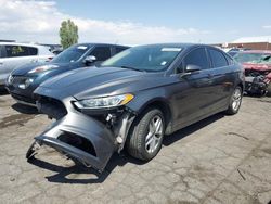 Salvage cars for sale at North Las Vegas, NV auction: 2015 Ford Fusion SE