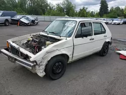 Salvage cars for sale at Portland, OR auction: 1981 Volkswagen Rabbit L Custom