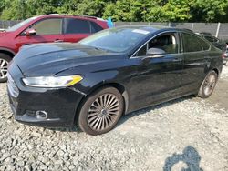 Salvage cars for sale at Waldorf, MD auction: 2016 Ford Fusion Titanium