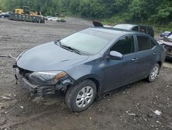 Salvage cars for sale at Marlboro, NY auction: 2018 Toyota Corolla L