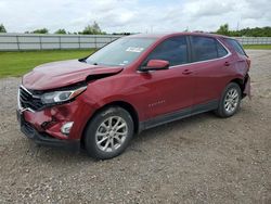 Salvage cars for sale at Houston, TX auction: 2021 Chevrolet Equinox LT