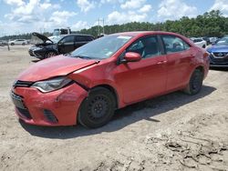 Salvage cars for sale from Copart Greenwell Springs, LA: 2015 Toyota Corolla L