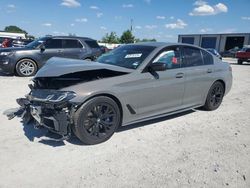 Salvage cars for sale at Haslet, TX auction: 2021 BMW 540 I