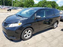 Salvage cars for sale at Marlboro, NY auction: 2015 Toyota Sienna LE