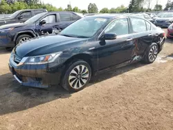 Salvage cars for sale at Bowmanville, ON auction: 2014 Honda Accord Hybrid EXL