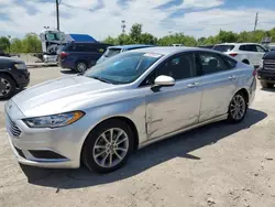 Salvage cars for sale at Indianapolis, IN auction: 2017 Ford Fusion SE Hybrid