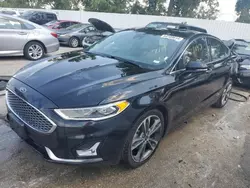 Salvage cars for sale at Bridgeton, MO auction: 2020 Ford Fusion Titanium